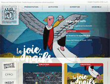 Tablet Screenshot of maisondesculturesdumonde.org